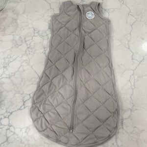 Gray Quilted Kids Pajama Sleep Sack